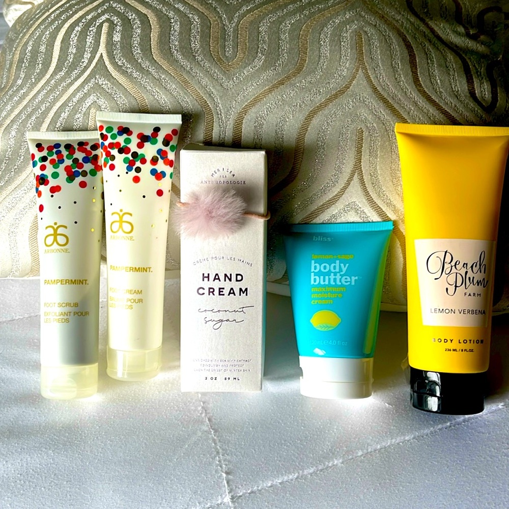 Body Creams, Foot Scrub and Foot Cream - Brand New